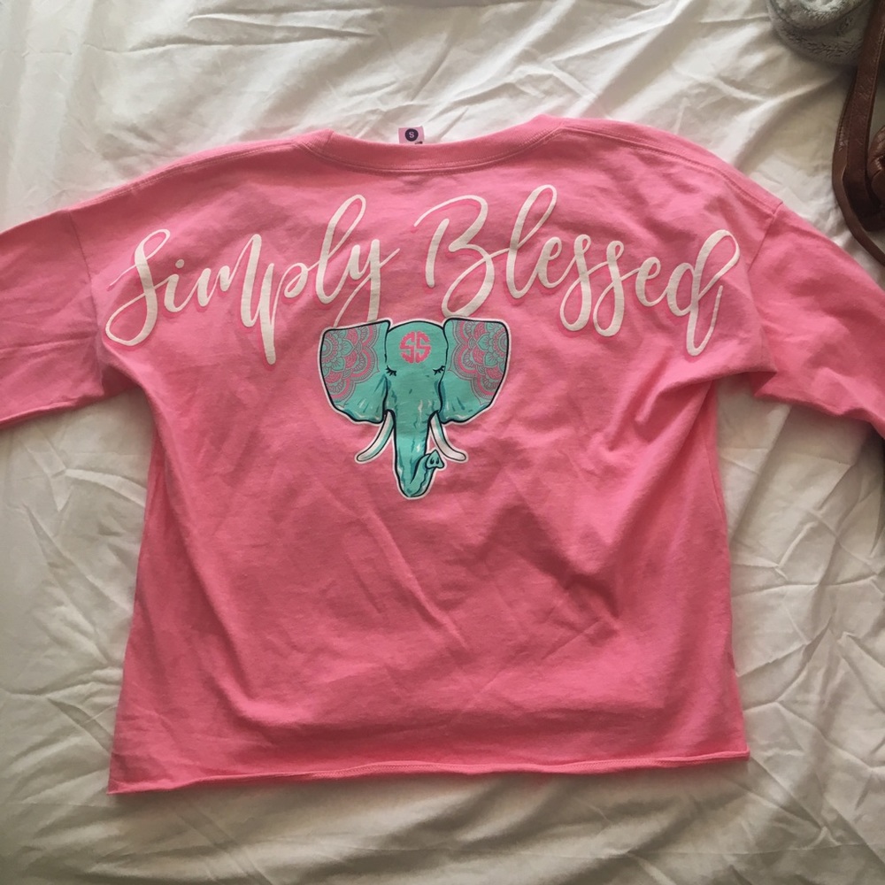 Simply Southern Cropped Shirt👚🐘